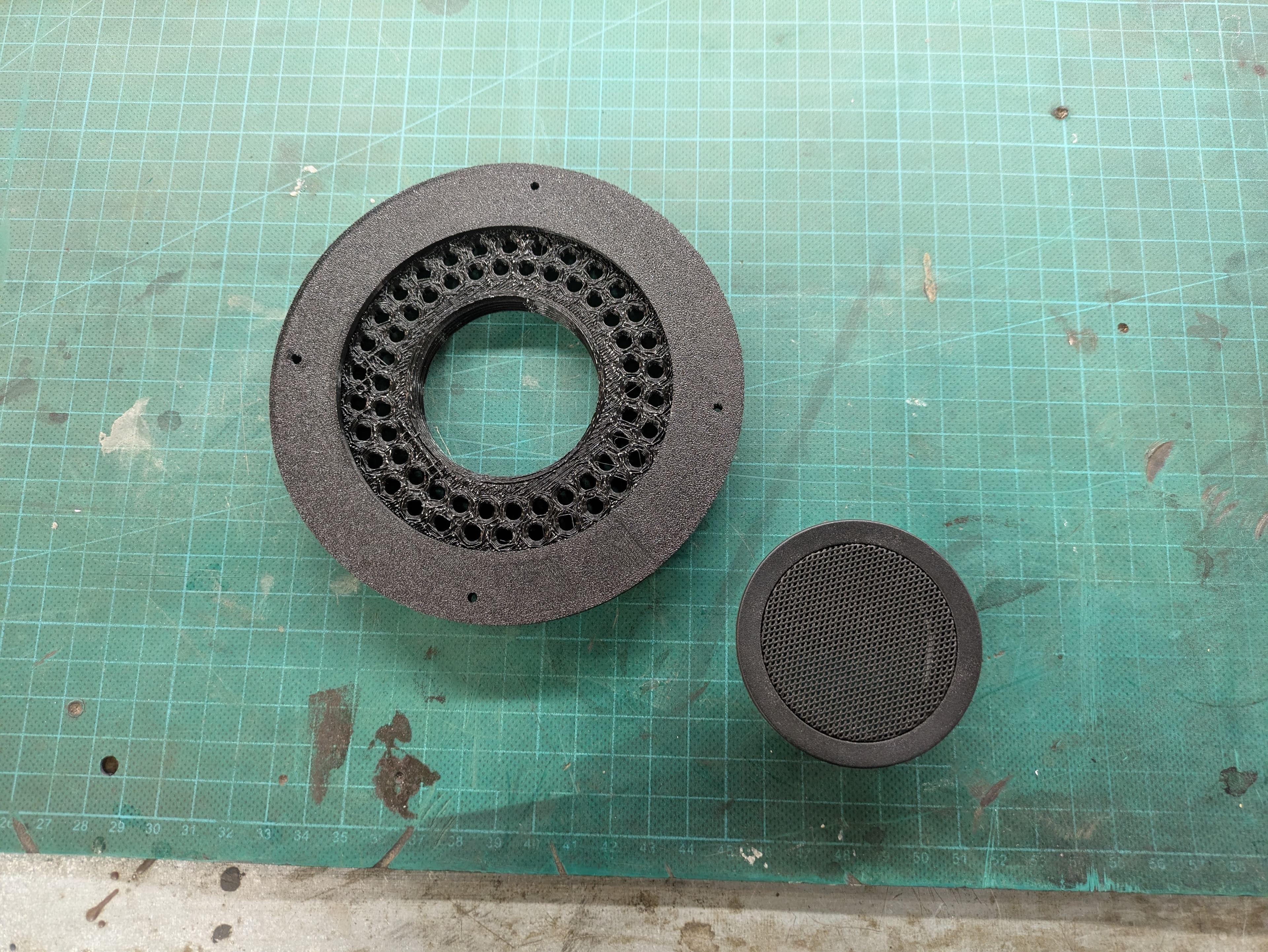 4" speaker adapter for lateral trim panel rear — image 1 of 15