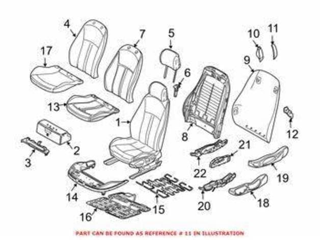 Rear Seat-Back Panel Repair Clip