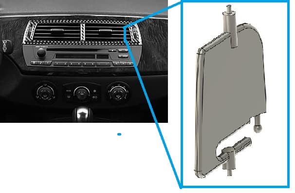 Centre Dash-Vent Louver