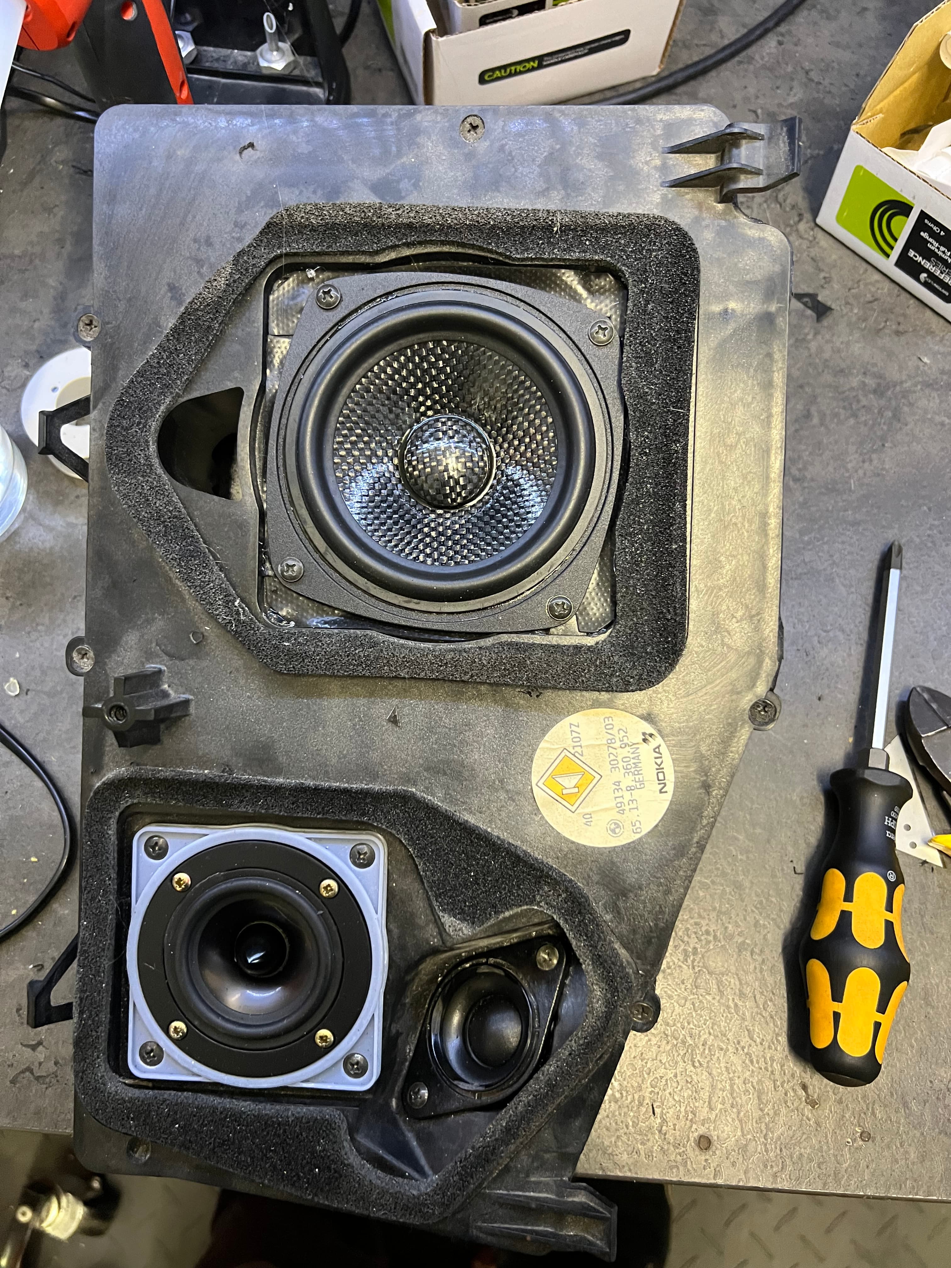 Dayton RS75-4 Midrange Speaker Adapter