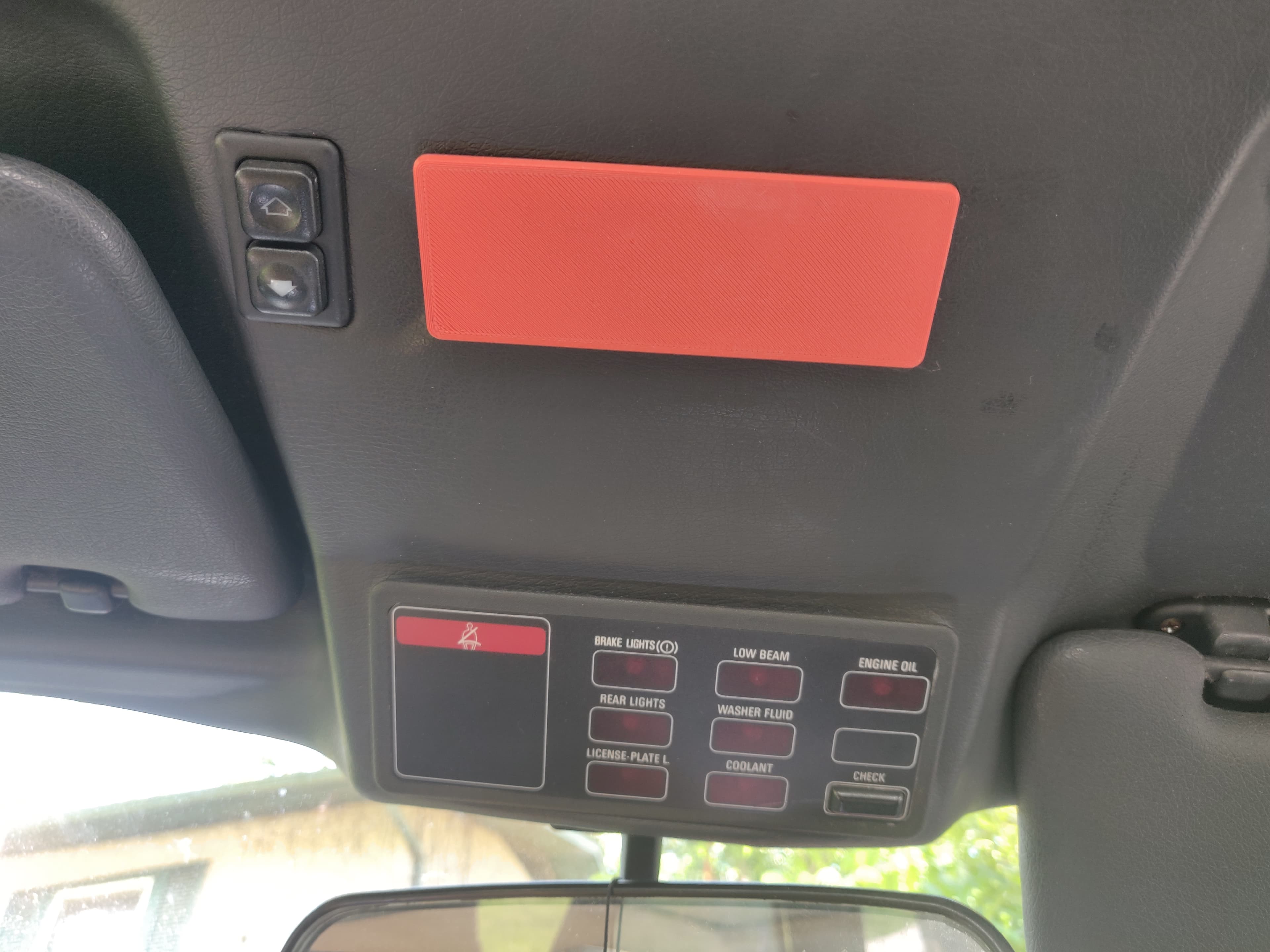 1987 325is Sunroof-Motor Cover